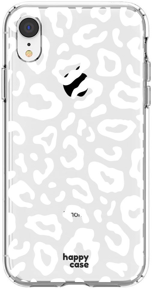 HappyCase Apple iPhone XR Hoesje Flexibel TPU Luipaard Print afbeelding 1