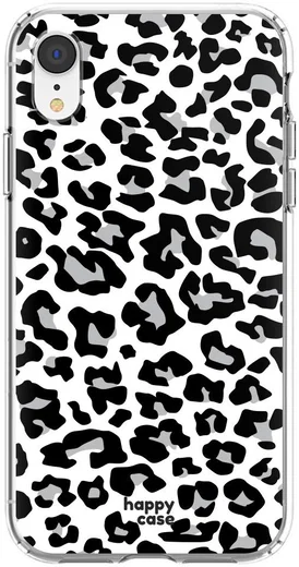 HappyCase Apple iPhone XR Hoesje Flexibel TPU Panter Print afbeelding 1
