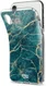 HappyCase Apple iPhone XS Flexibel TPU Hoesje Aqua Marmer Print afbeelding 4