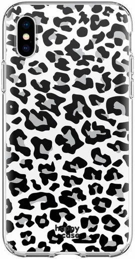 HappyCase Apple iPhone XS Flexibel TPU Hoesje Panter Print afbeelding 1