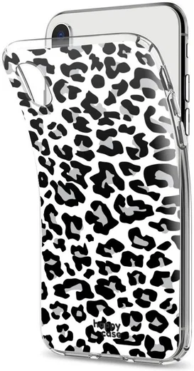HappyCase Apple iPhone XS Flexibel TPU Hoesje Panter Print afbeelding 3