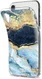 HappyCase Apple iPhone XS Flexibel TPU Hoesje Blauw Marmer Print afbeelding 7
