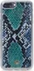 Mobilize Velvet Clutch Apple iPhone 8 / 7 / 6 Plus Hoesje Blue Snake afbeelding 3
