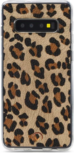 Mobilize Velvet Clutch Samsung Galaxy S10 Hoesje Green Leopard afbeelding 3