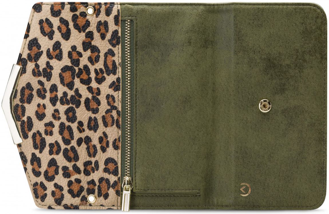Mobilize Velvet Clutch Samsung Galaxy S8 Hoesje Green Leopard afbeelding 5