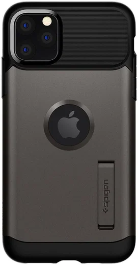 Spigen Slim Armor Apple iPhone 11 Pro Hoesje Gunmetal afbeelding 4