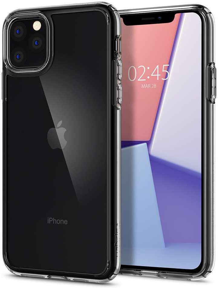 Spigen Crystal Hybrid Hoesje Apple iPhone 11 Pro Transparant afbeelding 1