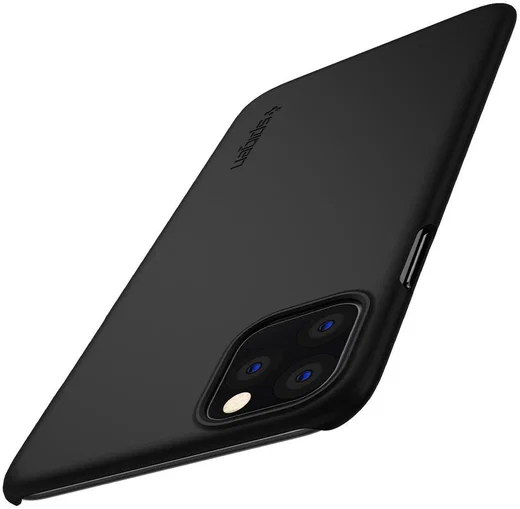 Spigen Thin Fit Apple iPhone 11 Pro Hoesje Zwart afbeelding 2