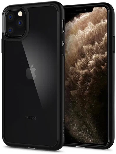 Spigen Ultra Hybrid Hoesje Apple iPhone 11 Pro Zwart afbeelding 1