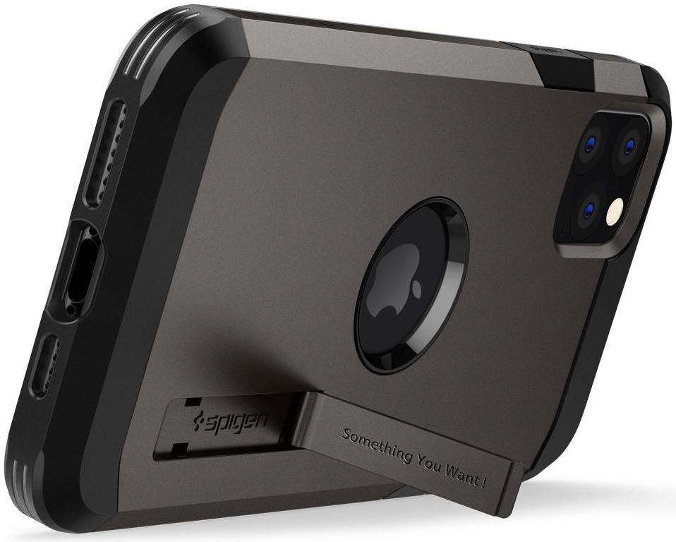 Spigen Tough Armor Apple iPhone 11 Pro Hoesje Gunmetal afbeelding 3