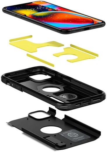 Spigen Tough Armor XP Hoesje Apple iPhone 11 Pro Zwart afbeelding 2