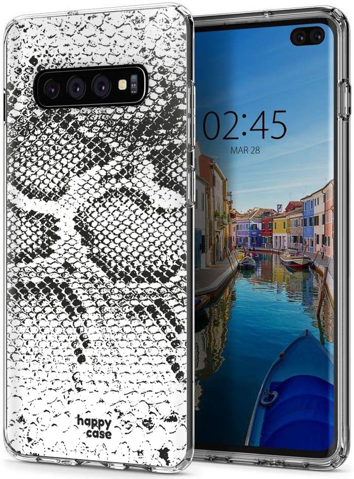 HappyCase Galaxy S10 Plus Flexibel TPU Hoesje Slangen Print afbeelding 5