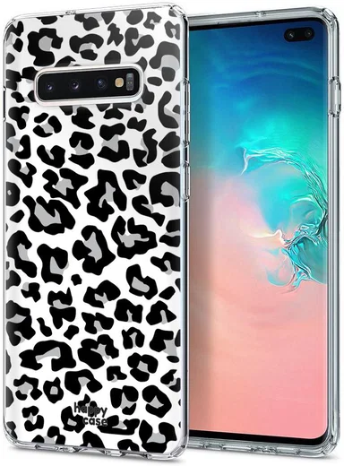 HappyCase Galaxy S10 Plus Flexibel TPU Hoesje Panter Print afbeelding 2