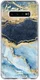HappyCase Galaxy S10 Plus Flexibel TPU Hoesje Blauw Marmer Print afbeelding 1
