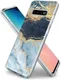 HappyCase Galaxy S10 Plus Flexibel TPU Hoesje Blauw Marmer Print afbeelding 6