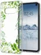 HappyCase Galaxy S10E Flexibel TPU Hoesje Leaves Print afbeelding 6