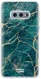 HappyCase Galaxy S10E Flexibel TPU Hoesje Aqua Marmer Print afbeelding 1