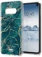 HappyCase Galaxy S10E Flexibel TPU Hoesje Aqua Marmer Print afbeelding 6