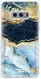 HappyCase Galaxy S10E Flexibel TPU Hoesje Blauw Marmer Print afbeelding 1