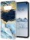 HappyCase Galaxy S10E Flexibel TPU Hoesje Blauw Marmer Print afbeelding 7