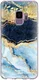 HappyCase Galaxy S9 Flexibel TPU Hoesje Blauw Marmer Print afbeelding 1