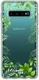 HappyCase Galaxy S10 Flexibel TPU Hoesje Leaves Print afbeelding 1