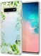 HappyCase Galaxy S10 Flexibel TPU Hoesje Leaves Print afbeelding 6