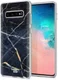 HappyCase Galaxy S10 Flexibel TPU Hoesje Donker Marmer Print afbeelding 2
