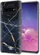 HappyCase Galaxy S10 Flexibel TPU Hoesje Donker Marmer Print afbeelding 6