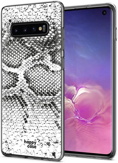 HappyCase Galaxy S10 Flexibel TPU Hoesje Slangen Print afbeelding 5