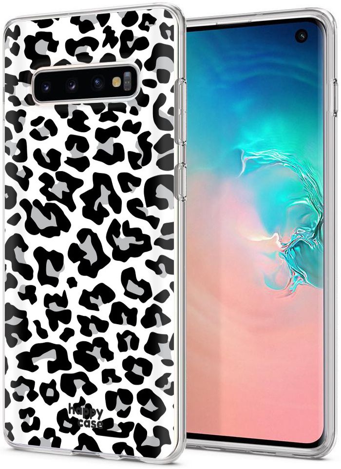 HappyCase Galaxy S10 Flexibel TPU Hoesje Panter Print afbeelding 2