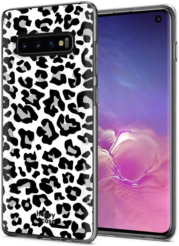 HappyCase Galaxy S10 Flexibel TPU Hoesje Panter Print afbeelding 5