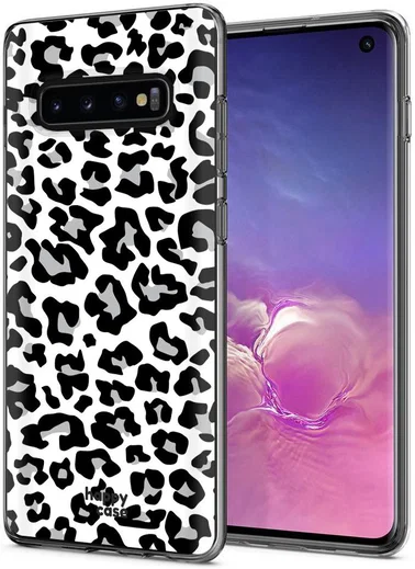 HappyCase Galaxy S10 Flexibel TPU Hoesje Panter Print afbeelding 5