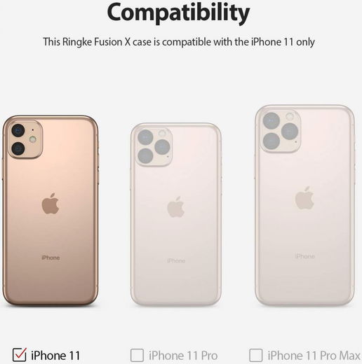 Ringke Fusion Apple iPhone 11 Hoesje Transparant afbeelding 8