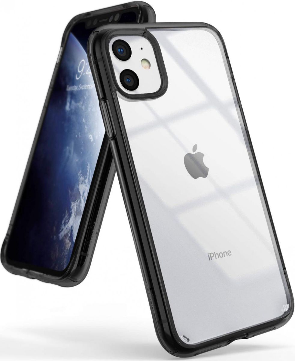 Ringke Fusion Apple iPhone 11 Hoesje Smoke Black afbeelding 1