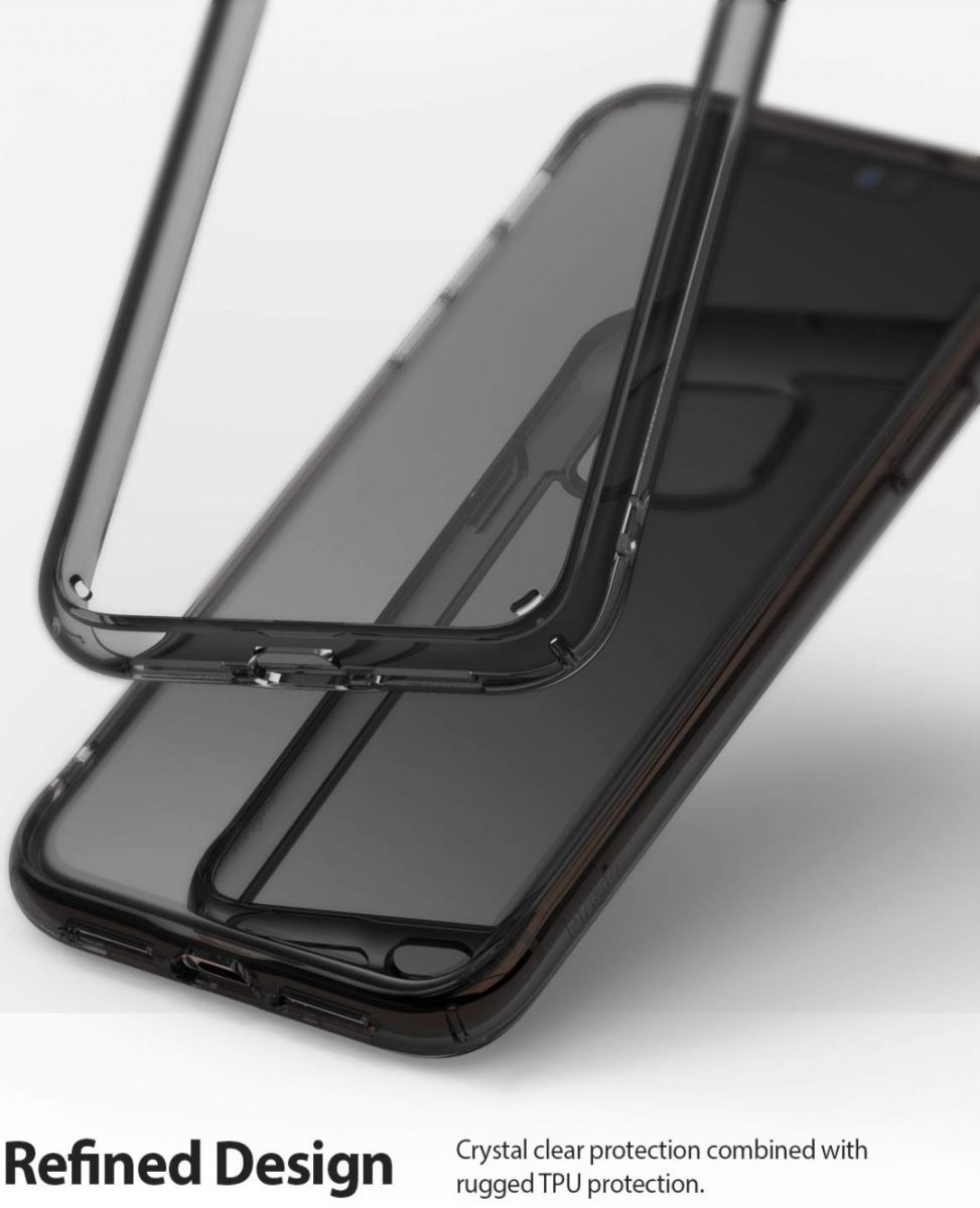 Ringke Fusion Apple iPhone 11 Hoesje Smoke Black afbeelding 3