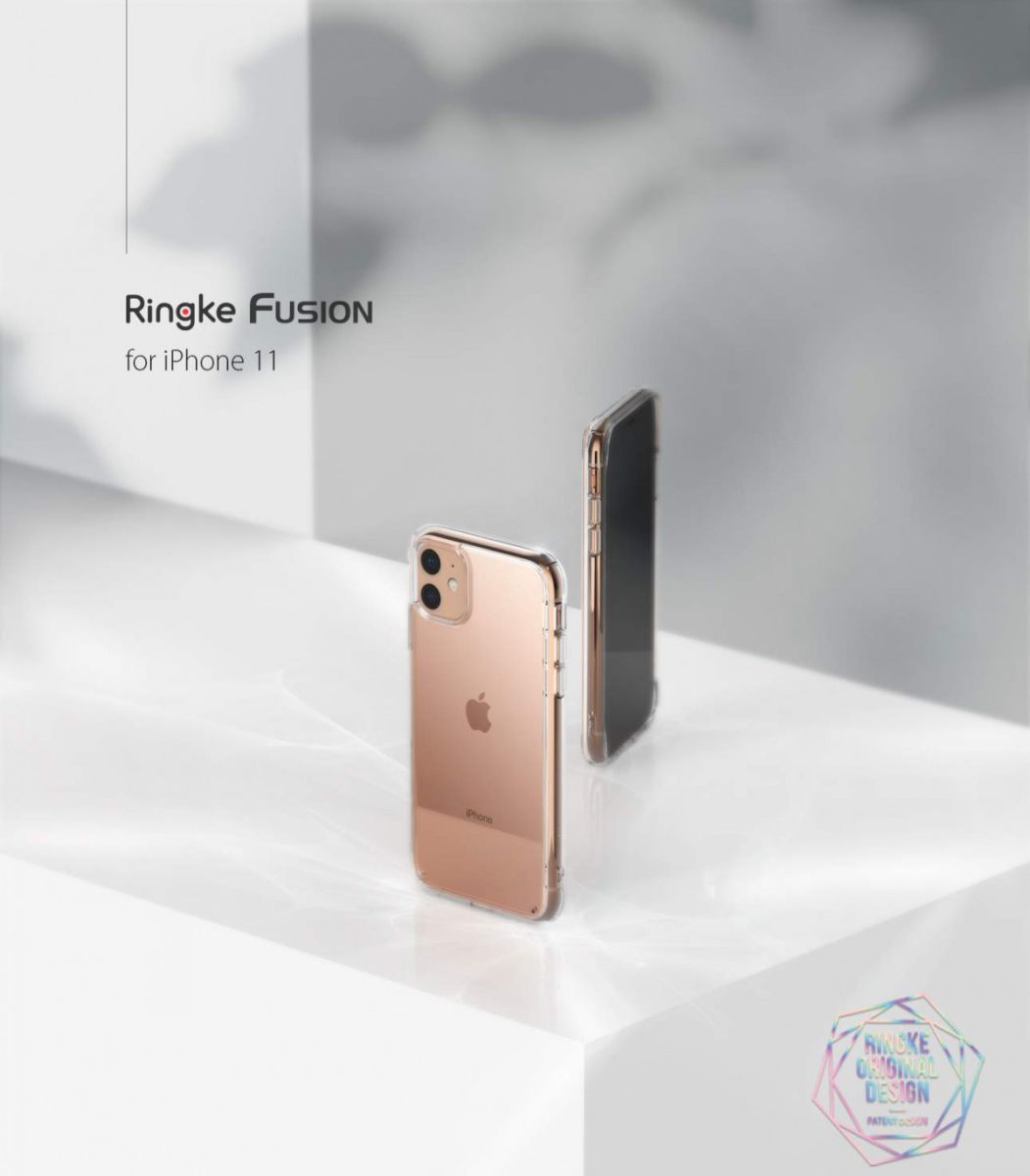 Ringke Fusion Apple iPhone 11 Hoesje Smoke Black afbeelding 9