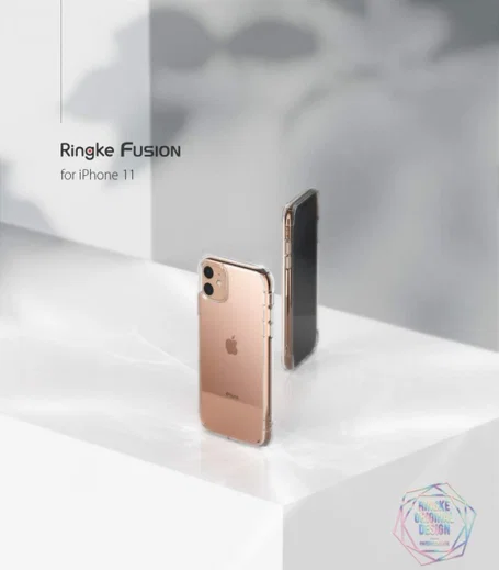 Ringke Fusion Apple iPhone 11 Hoesje Smoke Black afbeelding 9