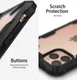 Ringke Fusion X Apple iPhone 11 Pro Max Hoesje Transparant / Zwart afbeelding 5