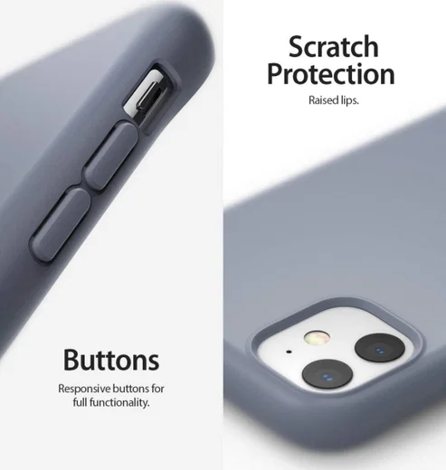Ringke Air S Apple iPhone 11 Hoesje Lavender Gray afbeelding 6