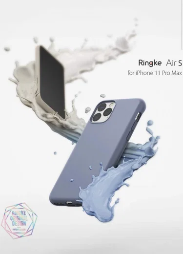 Ringke Air S Apple iPhone 11 Pro Max Hoesje Lavender Gray afbeelding 2