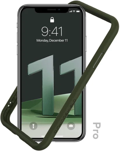 RhinoShield CrashGuard NX Apple iPhone 11 Pro Hoesje Bumper Groen afbeelding 2
