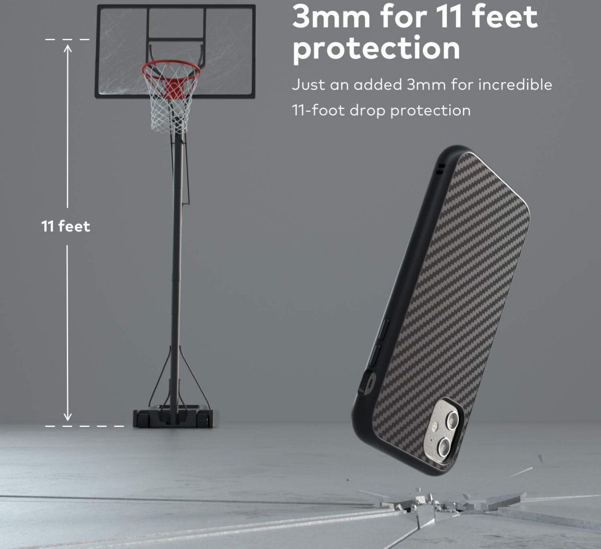 RhinoShield SolidSuit Apple iPhone 11 Pro Hoesje Carbon Fiber afbeelding 7