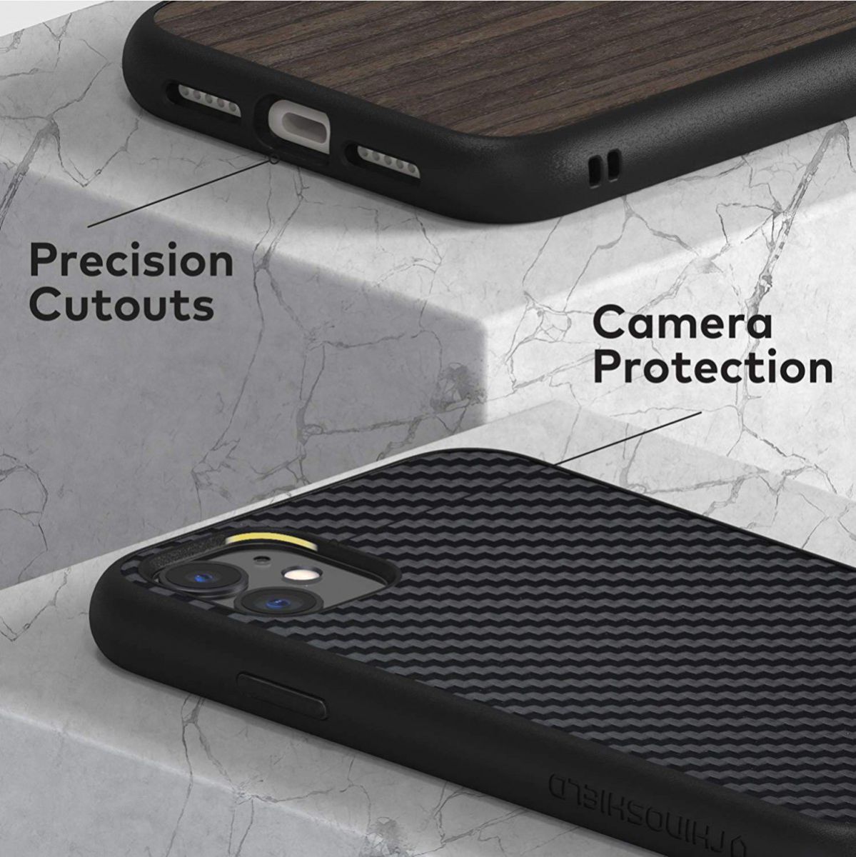 RhinoShield SolidSuit Apple iPhone 11 Hoesje Classic Carbon afbeelding 8