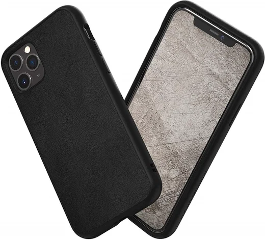 RhinoShield SolidSuit Apple iPhone 11 Pro Hoesje Leather Zwart afbeelding 2