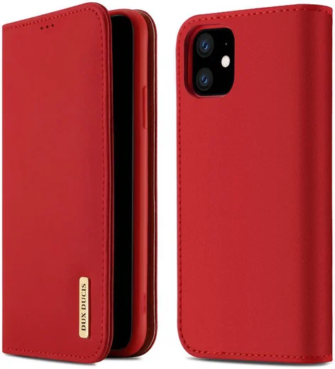 Dux Ducis Wish Series Apple iPhone 11 Hoesje Rood afbeelding 1