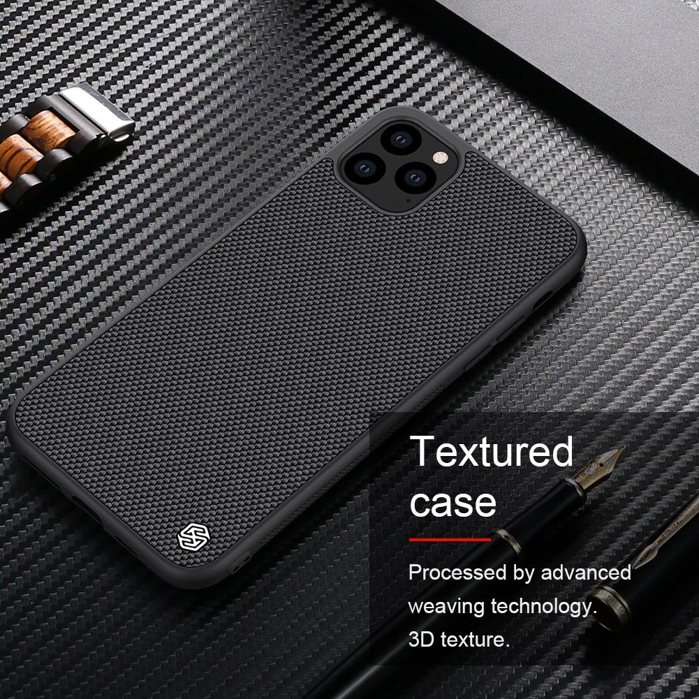 Nillkin Textured Hybride Apple iPhone 11 Pro Max Hoesje Zwart afbeelding 5