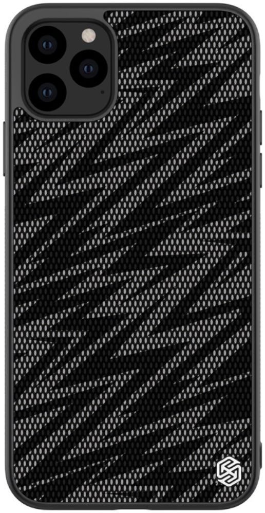 Nillkin Dazzling Hybride Apple iPhone 11 Pro Max Hoesje Zwart/Grijs afbeelding 1