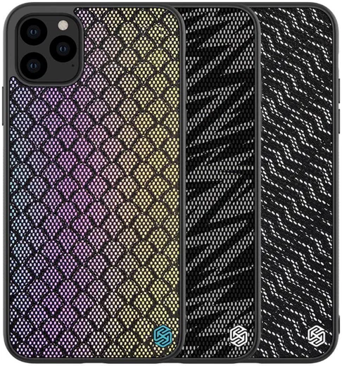 Nillkin Dazzling Hybride Apple iPhone 11 Pro Max Hoesje Zwart/Grijs afbeelding 6
