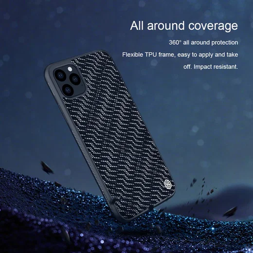 Nillkin Dazzling Hybride Apple iPhone 11 Pro Max Hoesje Zilver/Zwart afbeelding 7